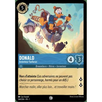 Item Donald, Inventeur fanfaron - 144/204 - FC - Premier Chapitre - Brillante - Premium - Français