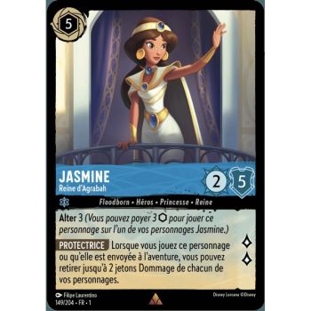 Item Jasmine, Reine d'Agrabah - 149/204 - FC - Premier Chapitre - Rare - Français