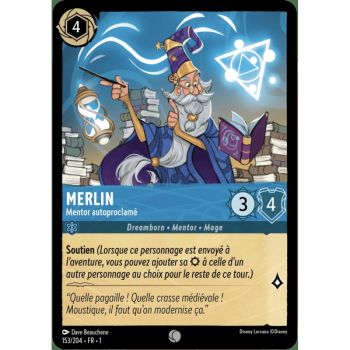 Item Merlin, Mentor autoproclamé - 153/204 - FC - Premier Chapitre - Brillante - Premium - Français