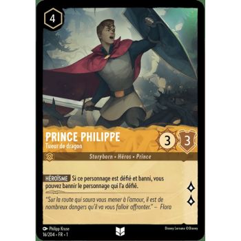 Item Prince Philippe, Tueur de dragon - 16/204 - FC - Premier Chapitre - Brillante - Premium - Français