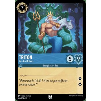 Item Triton, Roi des Océans - 160/204 - FC - Premier Chapitre - Brillante - Premium - Français