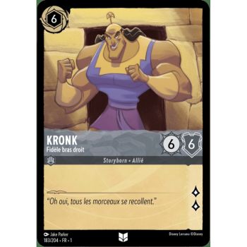 Item Kronk, Fidèle bras droit - 183/204 - FC - Premier Chapitre - Brillante - Premium - Français