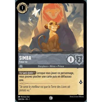 Item Simba, Futur roi - 188/204 - FC - Premier Chapitre - Brillante - Premium - Français