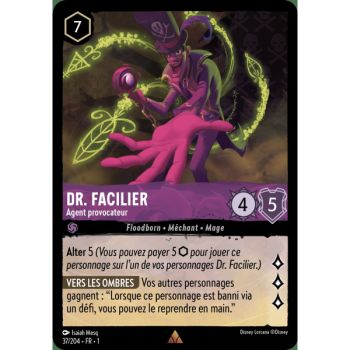 Item Dr. Facilier, Agent provocateur - 37/204 - FC - Premier Chapitre - Brillante - Premium - Français