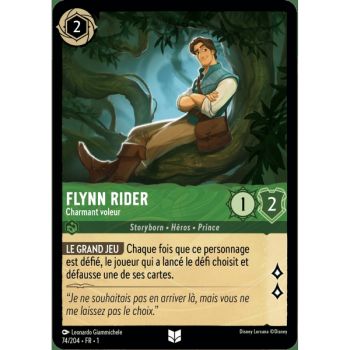 Item Flynn Rider, Charmant voleur - 74/204 - FC - Premier Chapitre - Peu Commune - Français