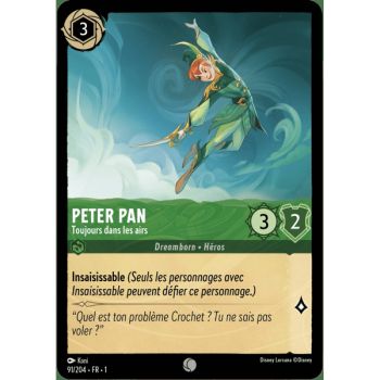 Item Peter Pan, Toujours dans les airs - 91/204 - FC - Premier Chapitre - Commune - Français