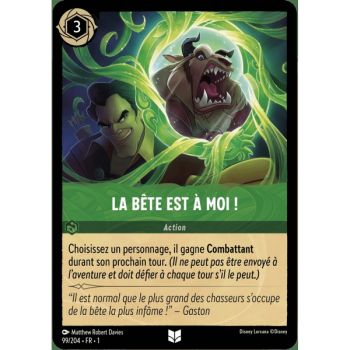 Item La Bête est à moi ! - 99/204 - FC - Premier Chapitre - Brillante - Premium - Français