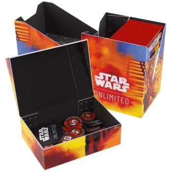 Gamegenic - Deck Box - Soft Crate - Star Wars : Unlimited - Luke / Vader