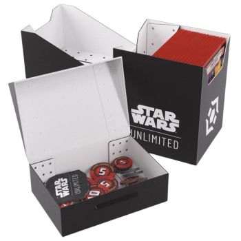 Gamegenic - Deck Box - Soft Crate - Star Wars : Unlimited - Noir / Blanc