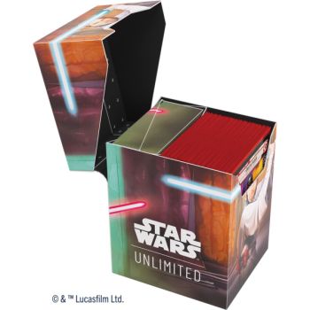 Gamegenic - Deck Box - Soft Crate - Star Wars : Unlimited - Obi-Wan/Darth Maul