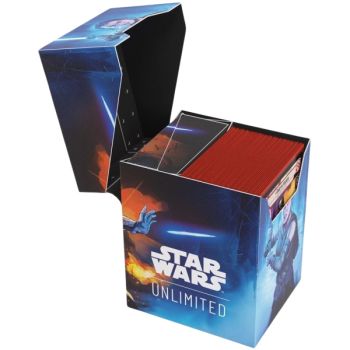 Gamegenic - Deck Box - Soft Crate - Star Wars : Unlimited - Rey/Kylo Ren