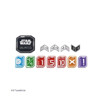 Gamegenic - Jetons - Pions - Star Wars : Unlimited - 55 Pieces