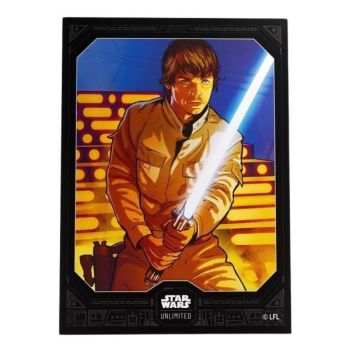 Gamegenic - Protèges Cartes - Standard - Double Sleeves Pack - Star Wars : Unlimited - Luke - FR