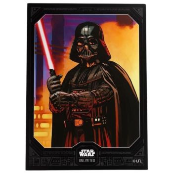 Gamegenic - Protèges Cartes - Standard - Double Sleeves Pack - Star Wars : Unlimited - Vader - FR