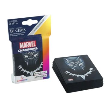 Gamegenic - Protèges Cartes - Standard - Marvel Champions : Black Panther (50)