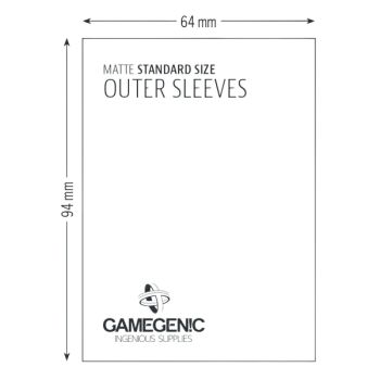 Gamegenic - Protèges Cartes - Standard - Outer Sleeves Matte (50)