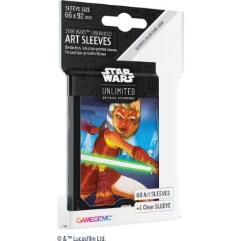 Gamegenic - Protèges Cartes - Standard - Star Wars : Unlimited - Ashoka Tano (60)