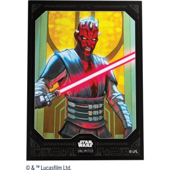 Gamegenic - Protèges Cartes - Standard - Star Wars : Unlimited - Darth Maul (60)