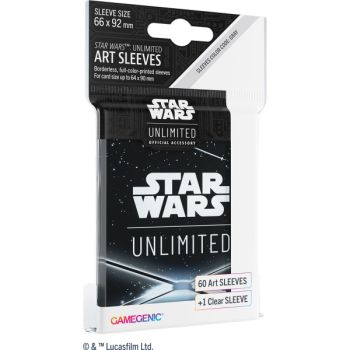 photo Gamegenic - Protèges Cartes - Standard - Star Wars : Unlimited - Space Black (60)