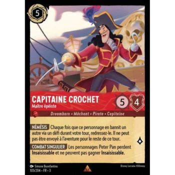 Item Capitaine Crochet, Maître épéiste - 105/204 - ITI - Les Terres d'Encres - Brillante - Premium - Français