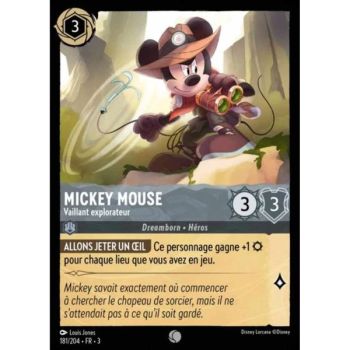 Item Mickey Mouse, Vaillant explorateur - 181/204 - ITI - Les Terres d'Encres - Brillante - Premium - Français