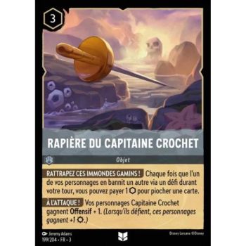 Item Rapière du Capitaine Crochet - 199/204 - ITI - Les Terres d'Encres - Brillante - Premium - Français