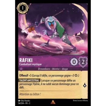 Item Rafiki, Combattant mystique - 54/204 - ITI - Les Terres d'Encres - Rare - Français