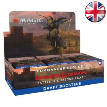 MTG - Boite de Boosters - Draft - Commander Légendes : Dungeons & Dragons : La Bataille de la Porte de Baldur - EN