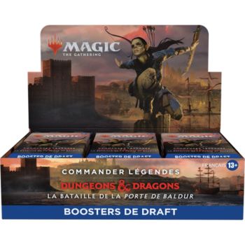 MTG - Boite de Boosters - Draft - Commander Légendes : Dungeons & Dragons : La Bataille de la Porte de Baldur - FR