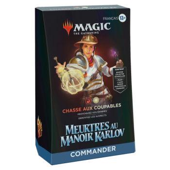 Item MTG - Deck Commander - Meurtres au manoir Karlov - Chasse Aux Coupables - FR