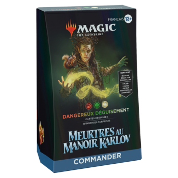 Item MTG - Deck Commander - Meurtres au manoir Karlov - Dangereux Déguisement - FR