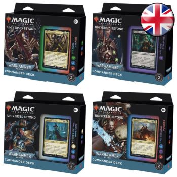 MTG - Lot de 4 Deck Commander - Warhammer 40K - EN