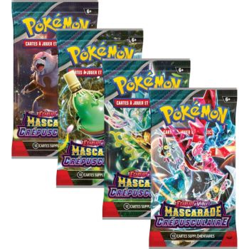 photo Pokémon - Artset Booster - Ecarlate et Violet - Mascarade Crépusculaire [SV6][EV06]- FR