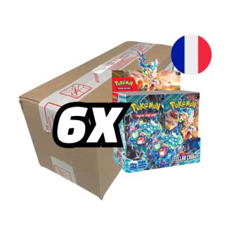 Item Pokémon - Carton de 6 Display - Ecarlate et Violet - Couronne Stellaire [SV7][EV07] - FR