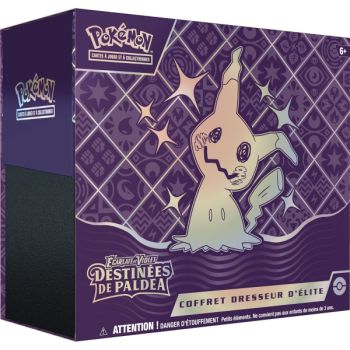 Pokémon - Coffret Dresseur d'Elite ETB - Ecarlate et Violet - Destinées de Paldea [SV04.5 - EV04.5] + Mascarade Crépusculaire [SV06 - EV06] - FR