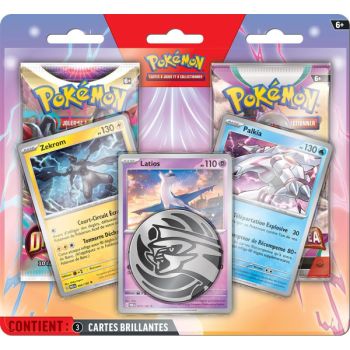 photo Pokémon - Duo-Pack EB11 / EV02 - Latios/Zekrom/Palkia - FR Modele Aléatoire