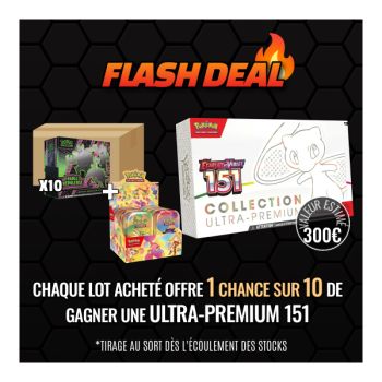 [FLASH DEAL] Pokémon - Lot de 10 ETB - Fable Nébuleuse EV06.5 + 10 Mini Tin Pokémon 151 EV03.5 - FR