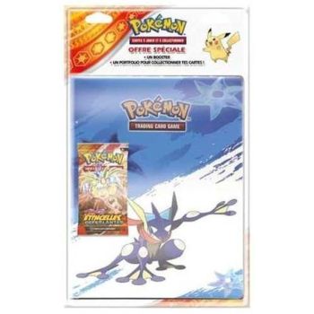 photo Portfolio Amphinobi - Pokémon - 180 Emplacements + 1 Booster Etincelles Déferlantes [EV08-SV08] - FR