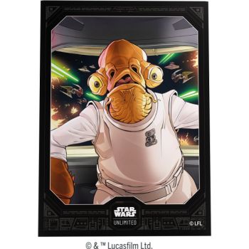 photo Protèges Cartes - Standard - Amiral Ackbar - Star Wars : Unlimited - Gamegenic (60)