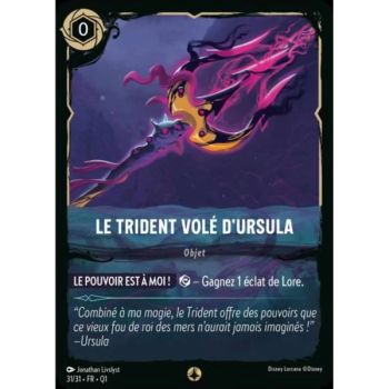 Item Le trident volé d'Ursula - 31/31 - QU1 - Quête des Illumineurs - Menace des profondeurs - Scénario - Français