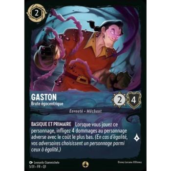 Item Gaston, Brute égocentrique - 5/31 - QU1 - Quête des Illumineurs - Menace des profondeurs - Scénario - Français