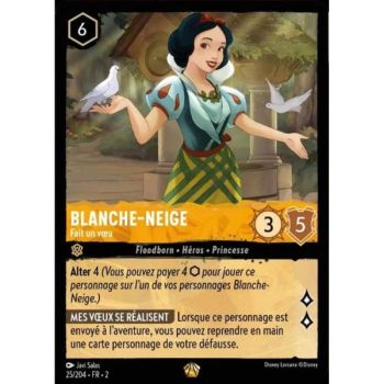 Item Blanche-Neige, Fait un vœu - 25/204 - ROTF - L'Ascension Des Floodborn - Brillante - Premium - Français