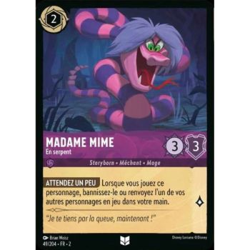 Item Madame Mime, En serpent - 49/204 - ROTF - L'Ascension Des Floodborn - Brillante - Premium - Français