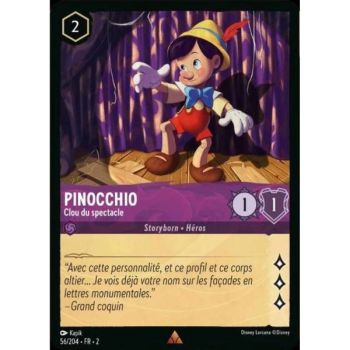 Item Pinocchio, Clou du spectacle - 56/204 - ROTF - L'Ascension Des Floodborn - Brillante - Premium - Français