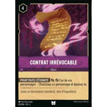 Item Contrat irrévocable - 65/204 - ROTF - L'Ascension Des Floodborn - Peu Commune - Français