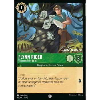 Item Flynn Rider, Vagabond sûr de lui - 81/204 - ROTF - L'Ascension Des Floodborn - Brillante - Premium - Français