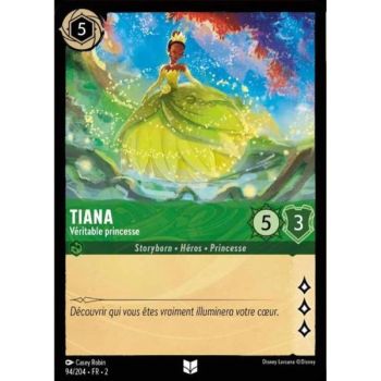 Item Tiana, Véritable princesse - 94/204 - ROTF - L'Ascension Des Floodborn - Peu Commune - Français