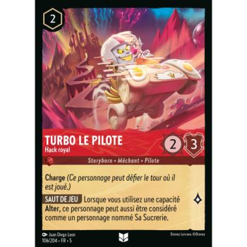 Item Turbo le Pilote - Hack royal - 106/204 - SSK - Ciel Scintillant - Brillante - Premium - Français