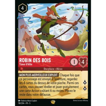 Item Robin des Bois - Tireur d'élite - 118/204 - SSK - Ciel Scintillant - Légendaire - Français