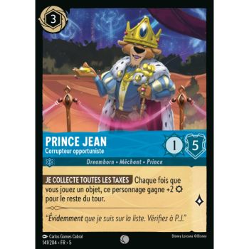 Item Prince Jean - Corrupteur opportuniste - 141/204 - SSK - Ciel Scintillant - Brillante - Premium - Français